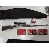 Marlin MXLR Lever Action Rifle .308ME. JM Stamped. Scope + Reload gear (Used. GUC)